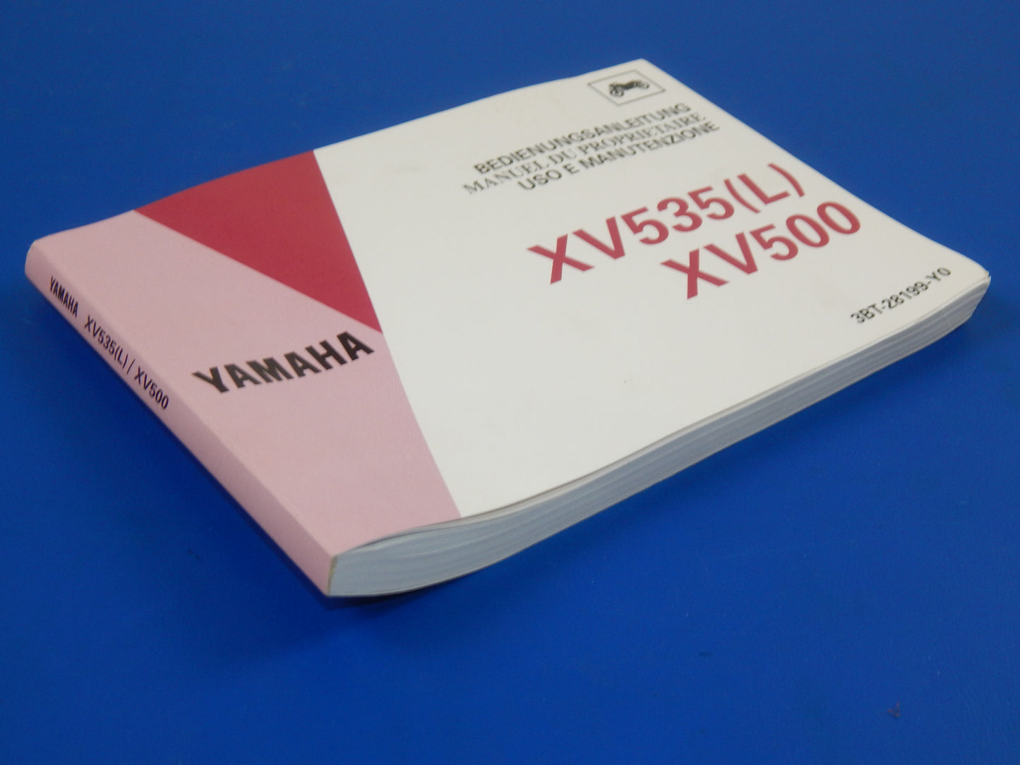 1992 YAMAHA XV500 XV535(L) USER OWNER MANUAL BOOK 3BT-28199-Y0 MULTI LANGUAGE - MotoRaider