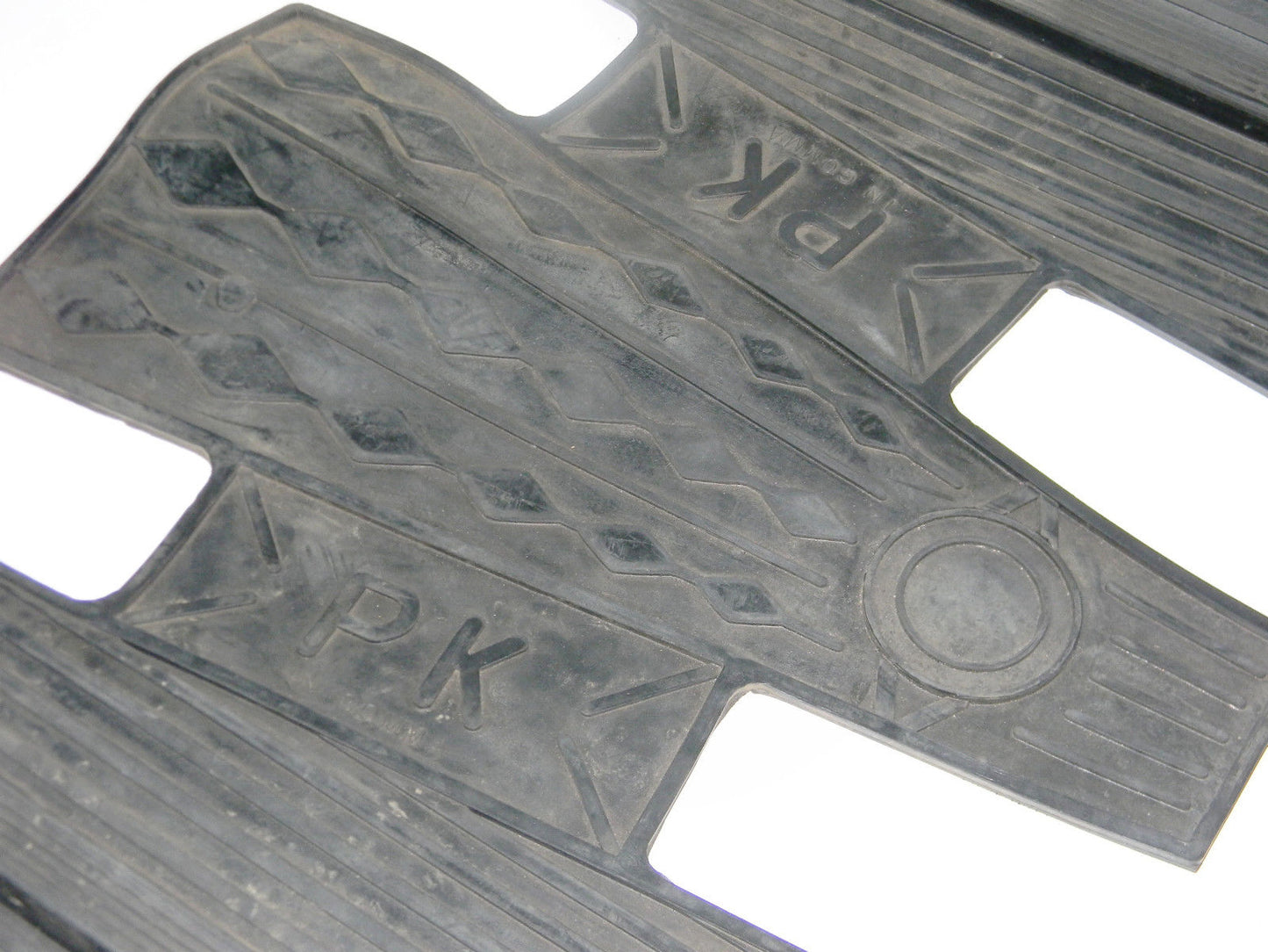 NOS Vespa PK BLACK RUBBER FLOORMAT Scooter Floor Mat Protector Liner Pad PK50 80 - MotoRaider