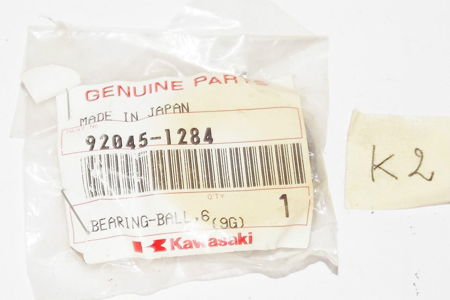 NOS Kawasaki 1993 2012 KX125 KX250 KX500 KX450 KLX450 BALL BEARING 92045-1284 - MotoRaider