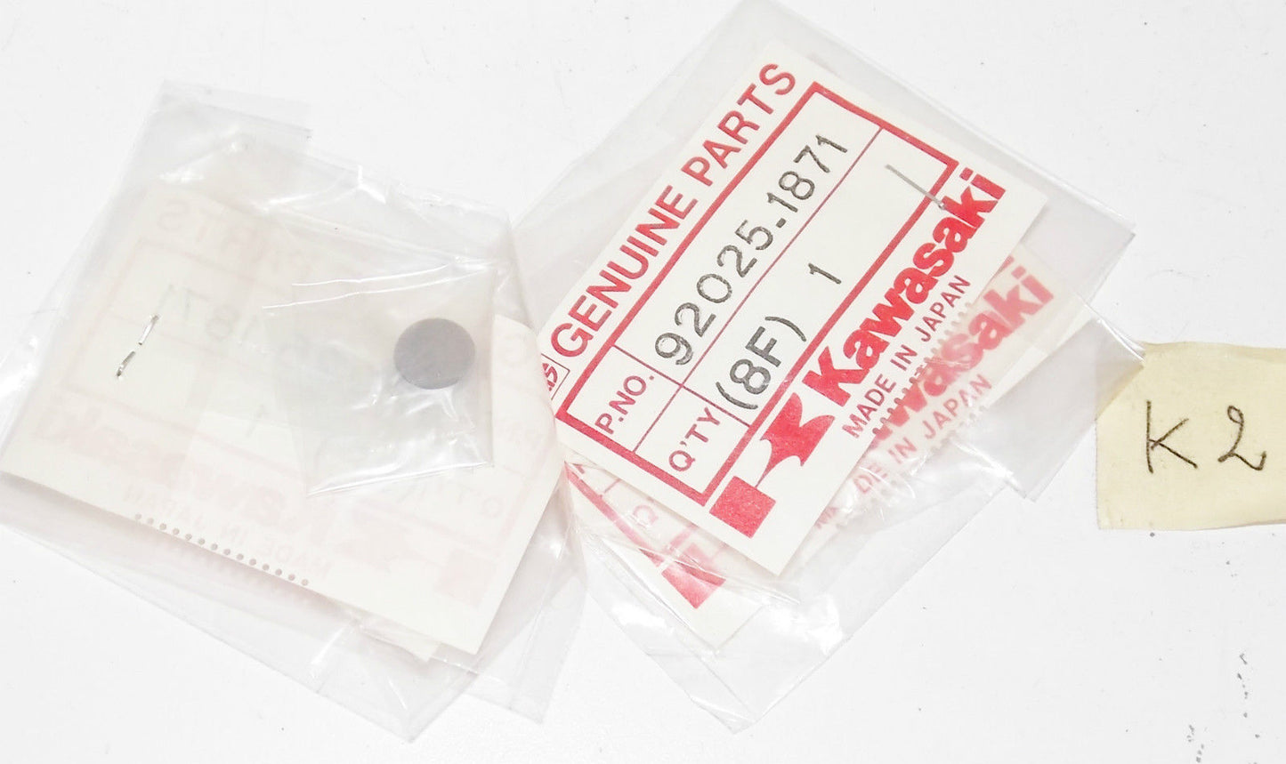 NOS Kawasaki 1988 2012 KSF450 JT1200 VN800 KX450 ZX1400 2.05mm SHIM 92025-1871 - MotoRaider