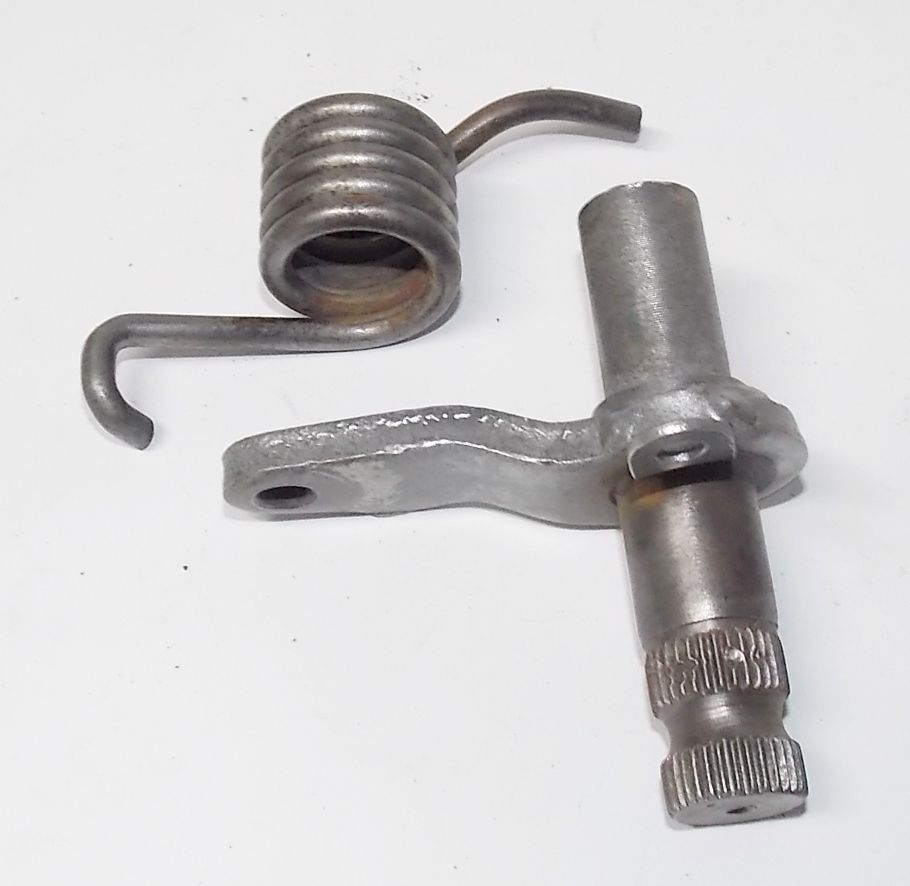 1974 YAMAHA DT360 ENDURO REAR BRAKE PEDAL PIVOT MOUNT WITH SPRING DT 360 250 - MotoRaider