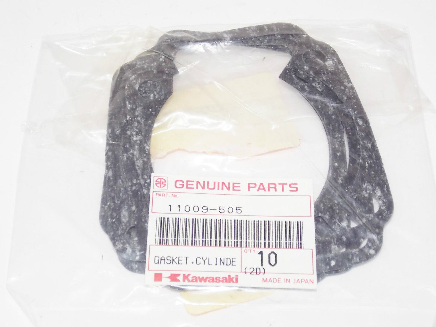 NOS OEM KAWASAKI JET SKI 1976 1989 JS400 JS440 CYLINDER GASKET SEAL 11009-505 - MotoRaider