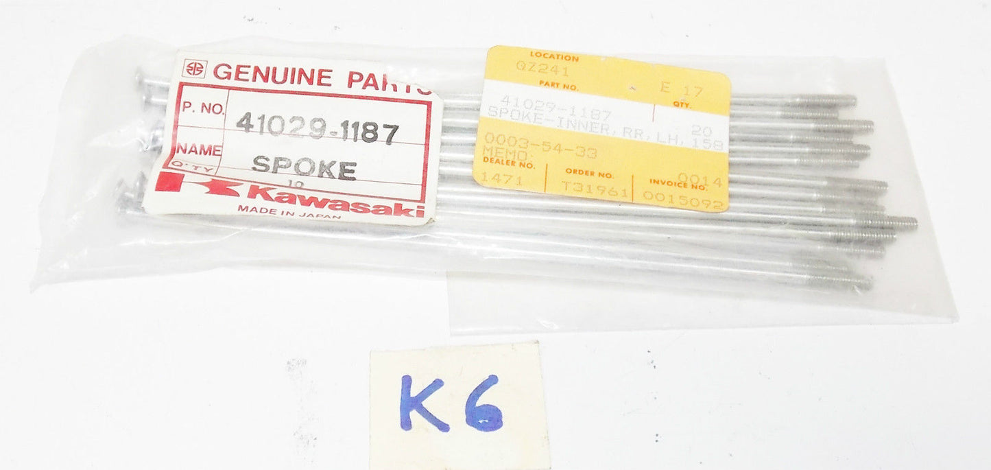 KAWASAKI 1988 1989 1990 1991 1992 1993 1994 1995 1996 1997 KX80 SPOKE 41029-1187 - MotoRaider