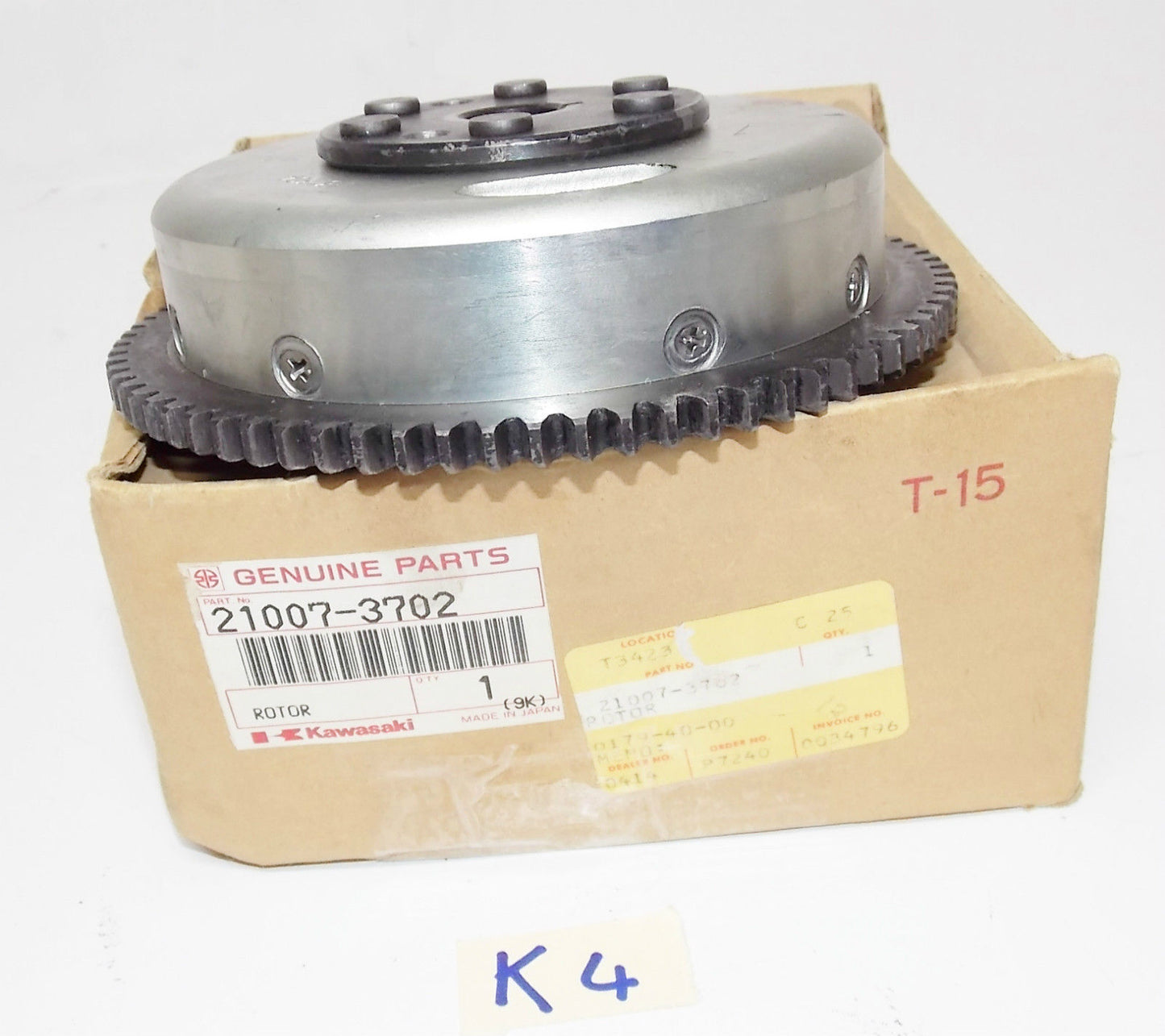 NOS OEM NEW KAWASAKI JET SKI 1988 1989 1990 JF650 JS650 MAGNETO ROTOR 21007-3702 - MotoRaider