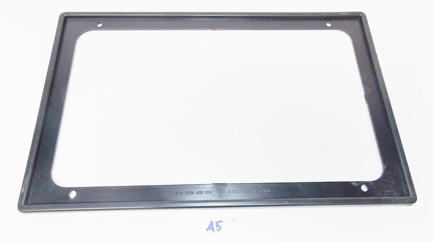 VINTAGE LICENSE PLATE BLACK FRAME 8.5"X13.5" 215X345MM CAR MERCEDES FERRARI AUDI - MotoRaider