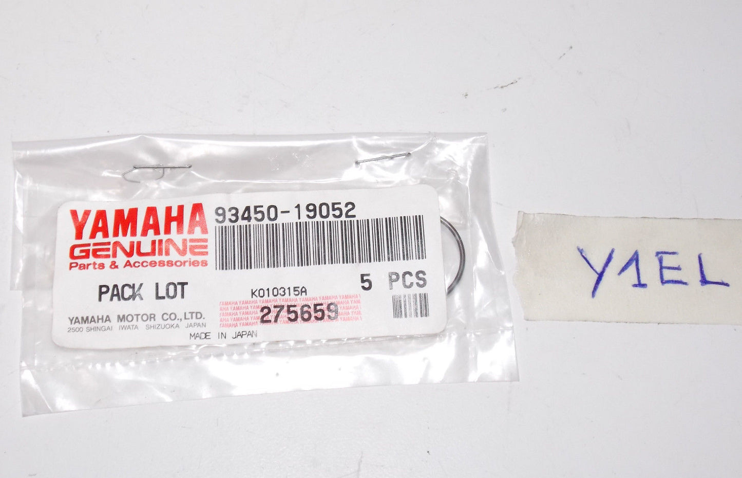 NOS YAMAHA 1978 2011 YZ250 YZ465 VIRAGO FAZER FJ1200 CIRCLIP 93450-19452 - MotoRaider