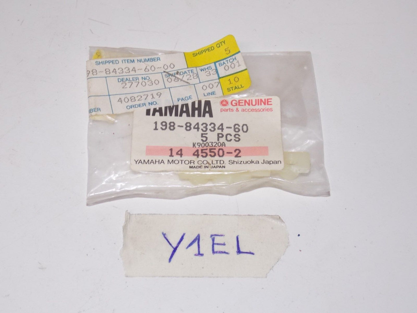 NOS YAMAHA ADJUSTING NUT 1967-11 198-84334-60 YL2 23M V-STAR 250 650XS 500D - MotoRaider