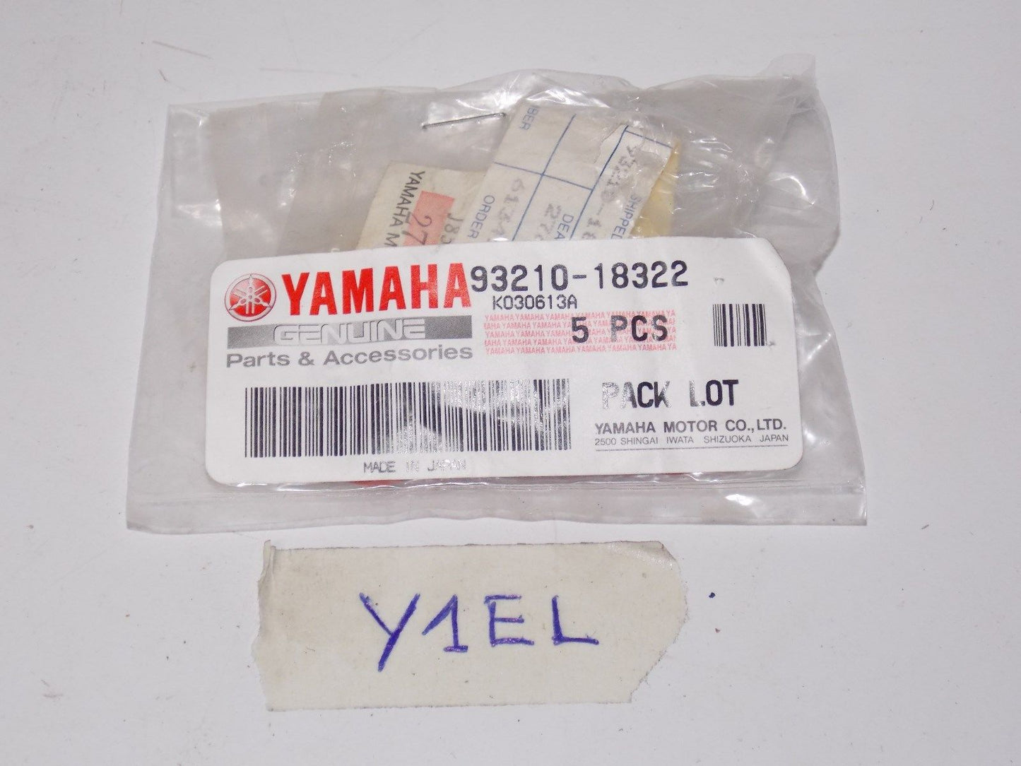 NOS YAMAHA 0 RING 1987-11 93210-18322 MOTO-4 WARRIOR BIG BEAR ROYAL STAR V STAR - MotoRaider