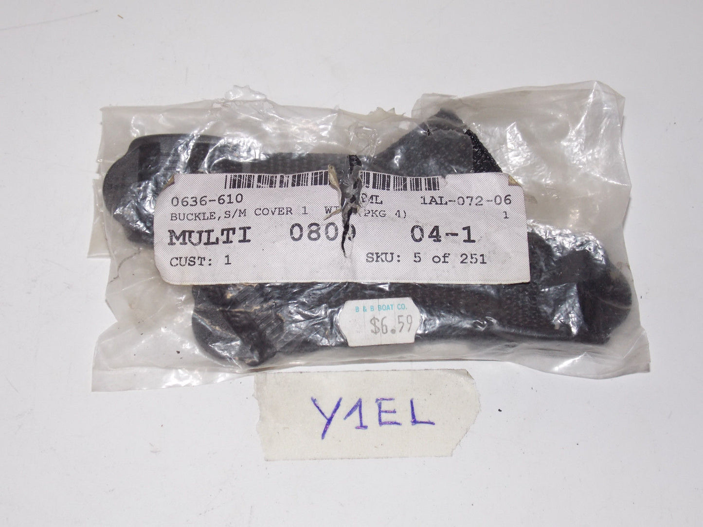 NOS OEM NEW ARTIC CAT SNOWMOBILE COVER BUCKLE 0636-610 - MotoRaider