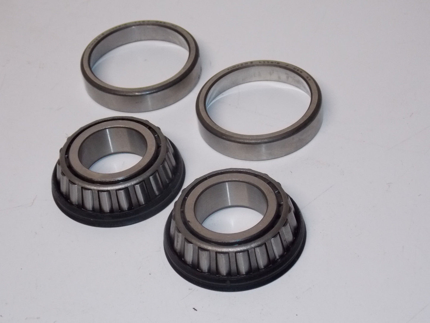 1 PAIR TIMKEN BEARING CUP AND CONE SET 44610 44643 MOTORCYCLE STEARING HEAD - MotoRaider
