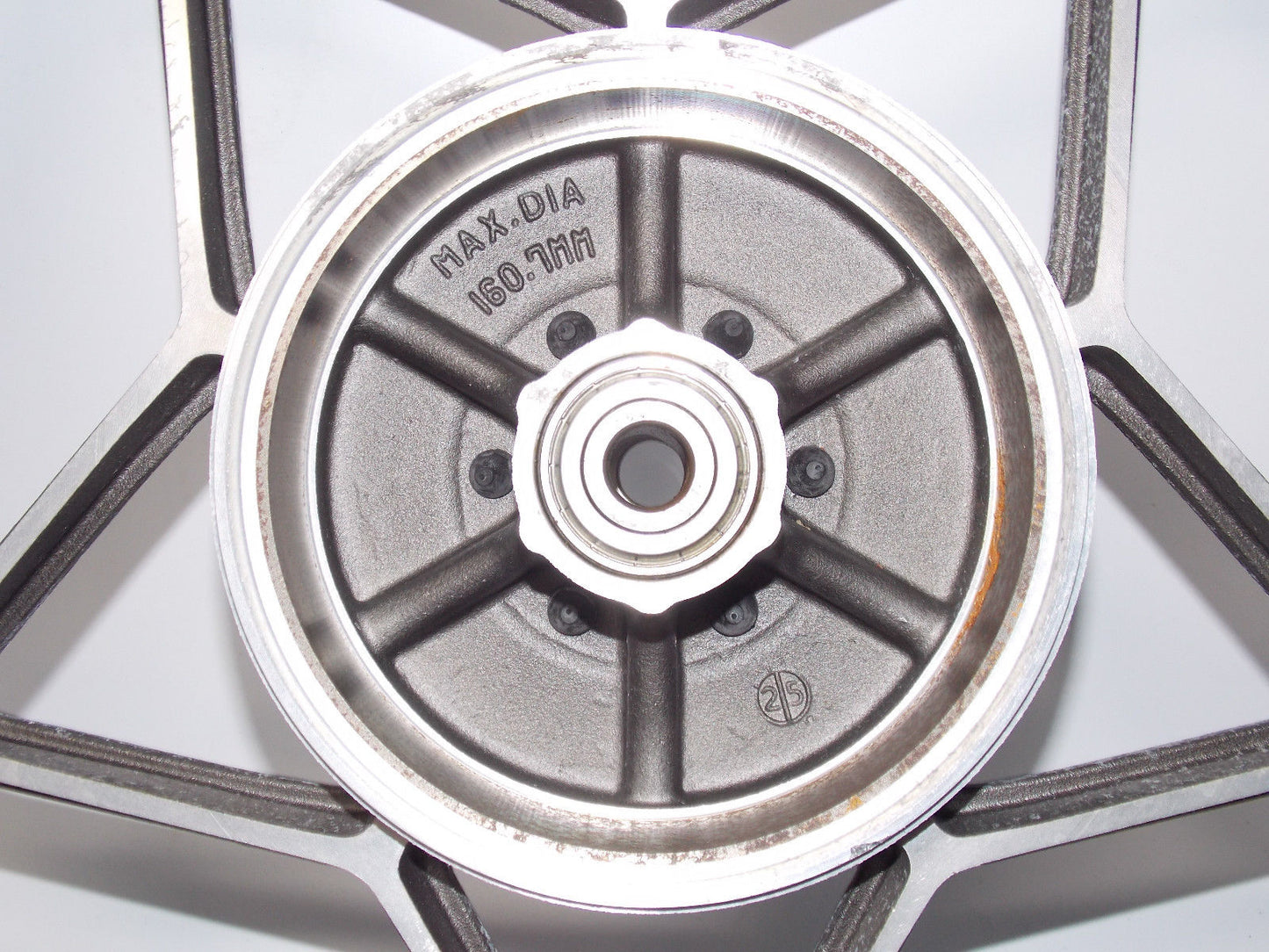 NEW 1980'S NOS 18" x 1.85 ENKEI BLACK ALLOY WHEEL FRONT SUZUKI TUBELESS JAPAN - MotoRaider