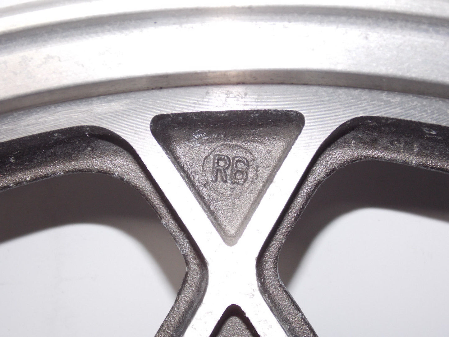 NEW 1980'S NOS 18" x 1.85 ENKEI BLACK ALLOY WHEEL FRONT SUZUKI TUBELESS JAPAN - MotoRaider