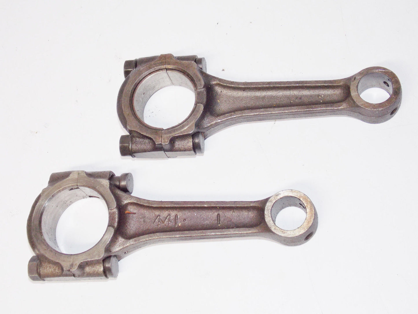 1980 SUZUKI GS450 2 ROD ASSEMBLY MOTOR ENGINE CRANKSHAFT CRANK 12160-44100 - MotoRaider