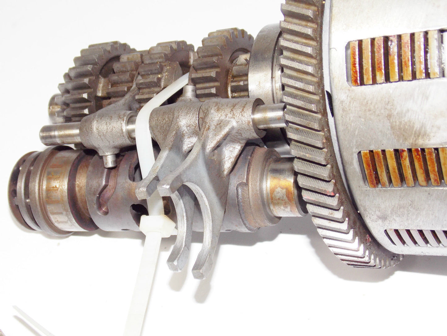 OEM 1980 SUZUKI GS450 TRANSMISSION CLUTCH ASSEMBLY MOTOR ENGINE GEARBOX GEAR - MotoRaider