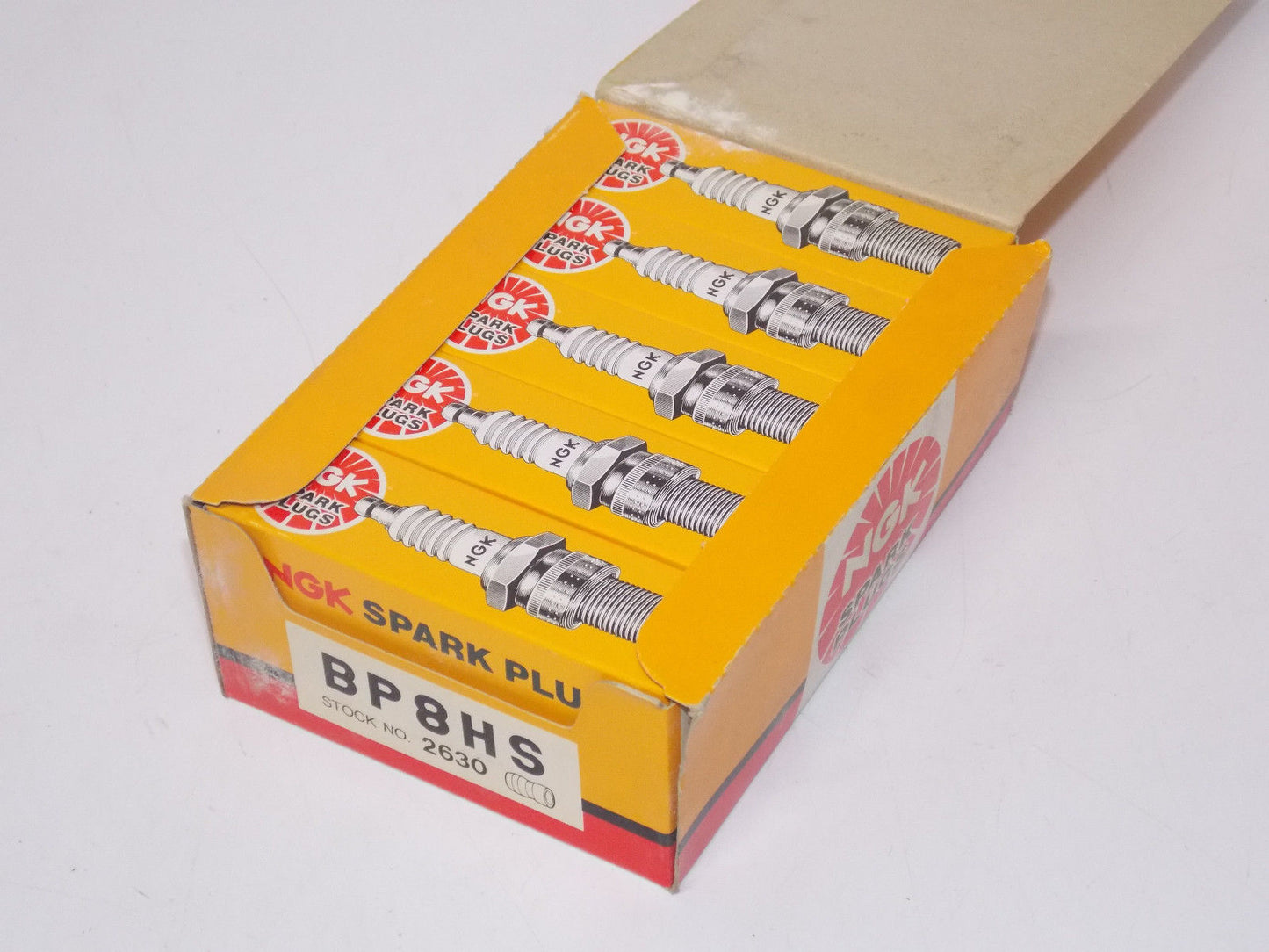 NGK BP8HS SPARK PLUGS 1 BOX OF 10 - MotoRaider