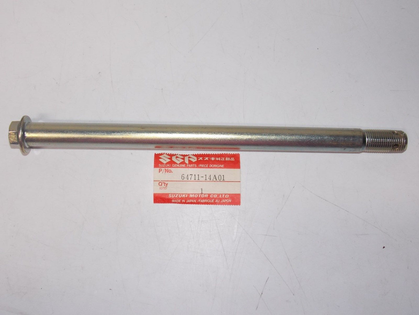 OEM NOS SUZUKI 1985 REAR AXLE WHEEL SP600 64711-14A01 - MotoRaider