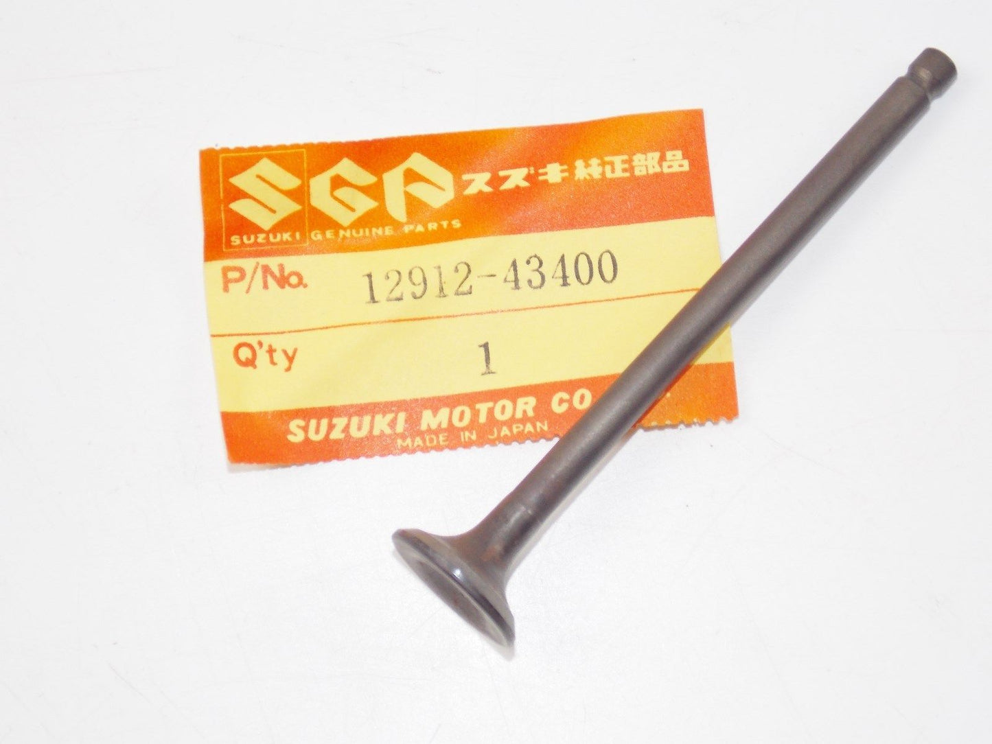 NOS SUZUKI 1983 1984 1985 1986 EXHAUST VALVE GS550  12912-43400 - MotoRaider