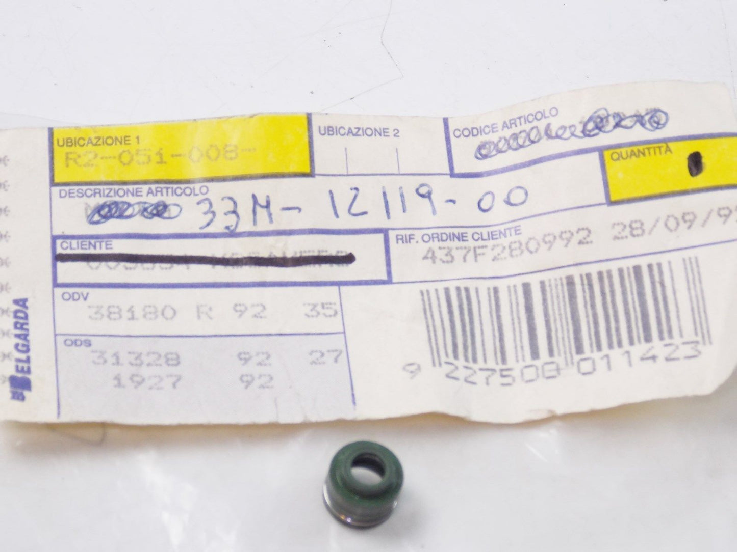 NOS YAMAHA 1985-2013 VALVE STEM SEAL YFZ450 FZ700 FZR1000 WR400 33M-12119 - MotoRaider