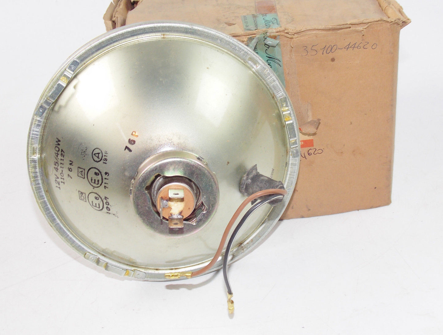 NEW OEM SUZUKI 1979 '79 GS400 GS 400 HEADLIGHT LAMP UNIT REFLECTOR 35100-44620 - MotoRaider