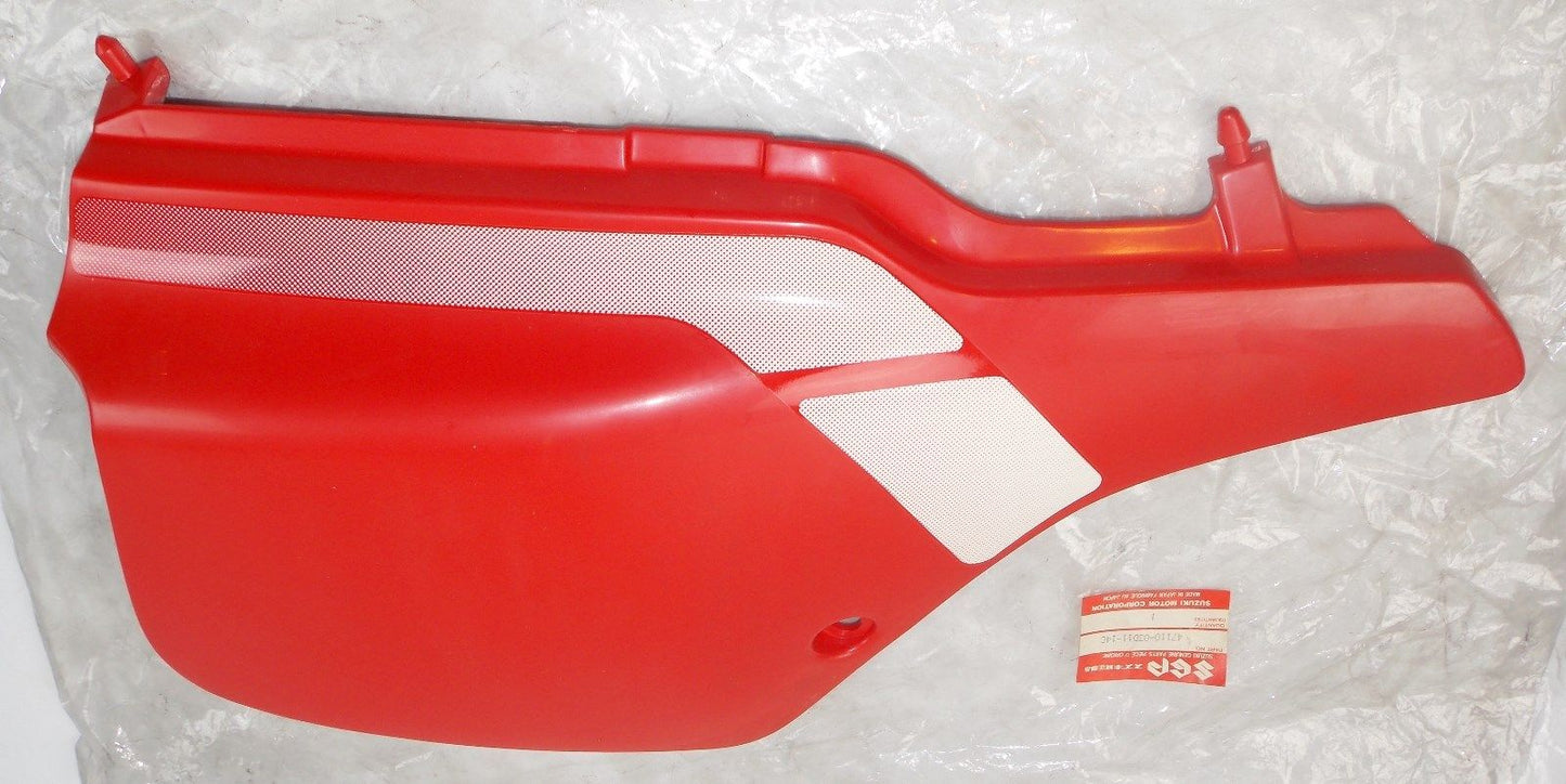 NOS SUZUKI FRAME COVER TS125 47110-03D11-14C - MotoRaider