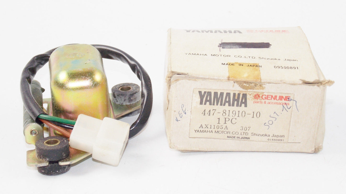 NOS OEM YAMAHA 1970 1979 XS650 XS750 XS360 XS1 VOLTAGE REGULATOR 447-81910-10 - MotoRaider