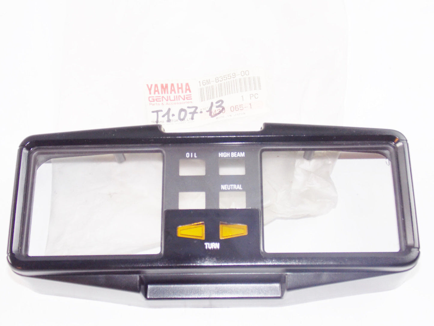 NOS OEM GENUINE YAMAHA 1983 XS400 SPEEDO TACH CASE COVER METER 16M-83559-00 - MotoRaider