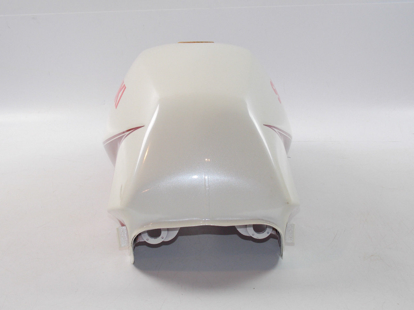 NEW NOS SUZUKI 1984 1985 1986 GS450 WHITE BURGUNDY GAS FUEL TANK 49100-44410-87P - MotoRaider