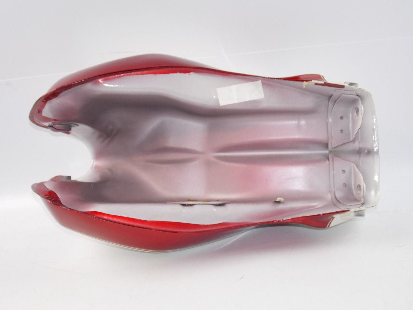 NEW NOS SUZUKI 1984 1985 1986 GS450 WHITE BURGUNDY GAS FUEL TANK 49100-44410-87P - MotoRaider