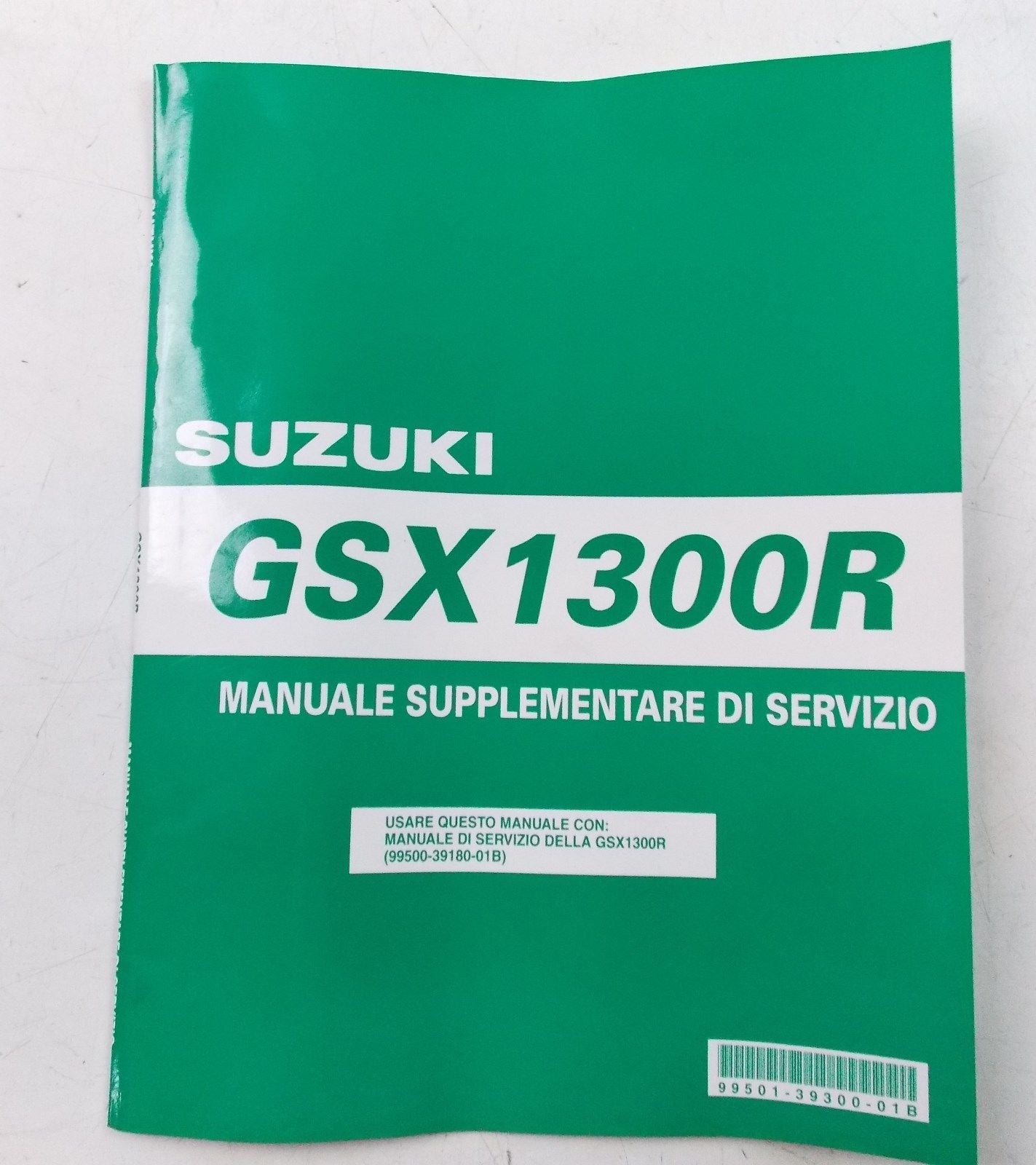 NOS SUZUKI OCT. 1999 SUPPLEMENTARY SERVICE MANUAL GSX1300R 99501-39300-01B - MotoRaider