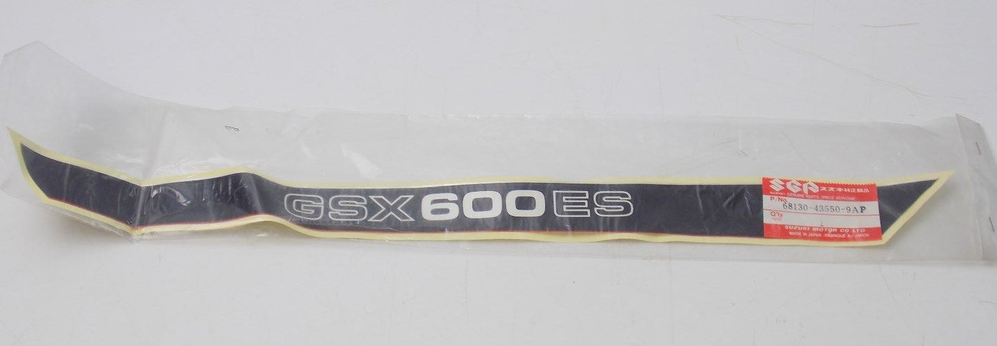 NOS SUZUKI DECAL STICKER EMBLEM GRAPHIC MARK GSV600 68130-43550-9AP - MotoRaider