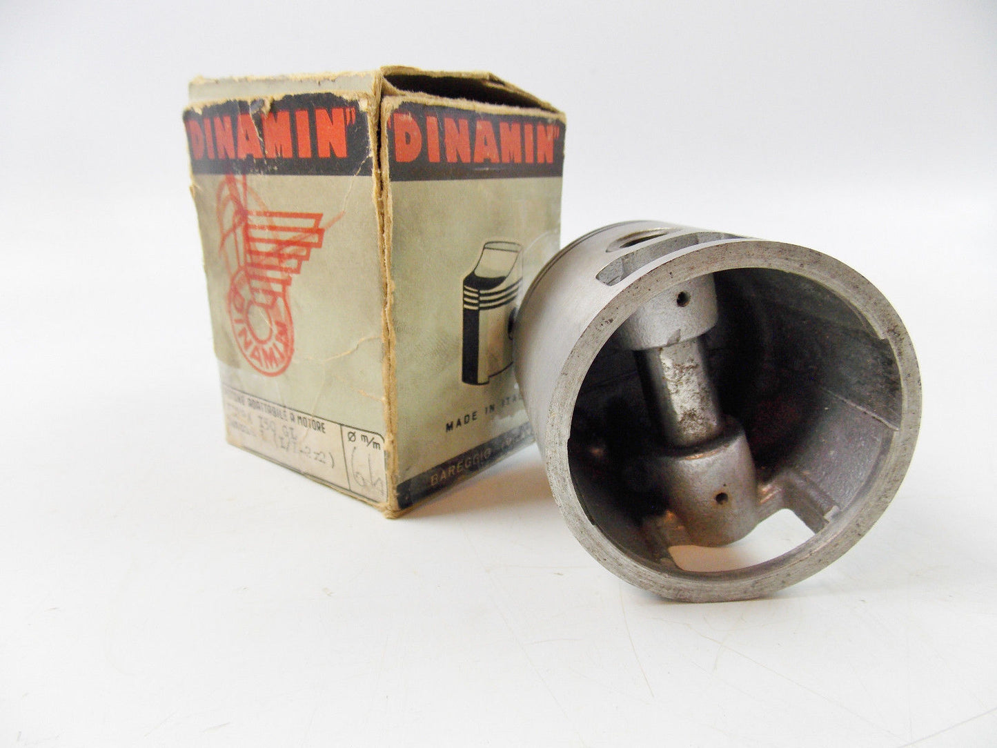 NOS 64mm PISTON 1960'S VESPA GL150 VINTAGE PIAGGIO SCOOTER PIN - MotoRaider