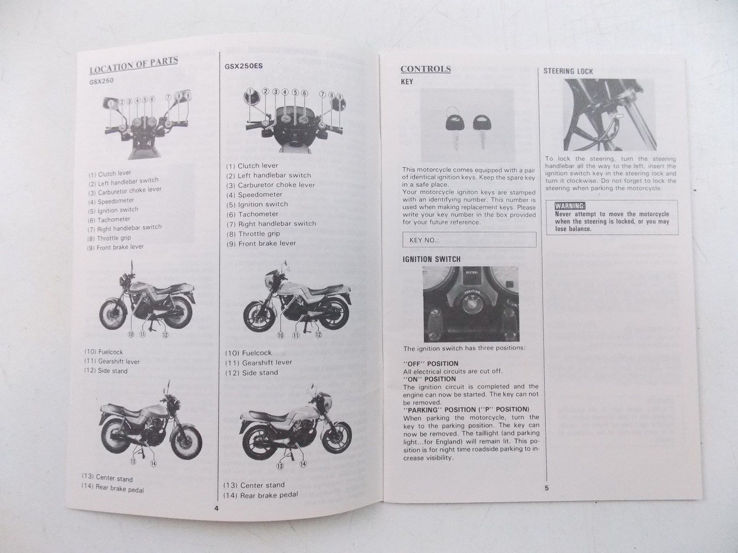 NOS SUZUKI 1993 USER MANUAL LS650 PLUS INTER EUROPE BOOK - MotoRaider