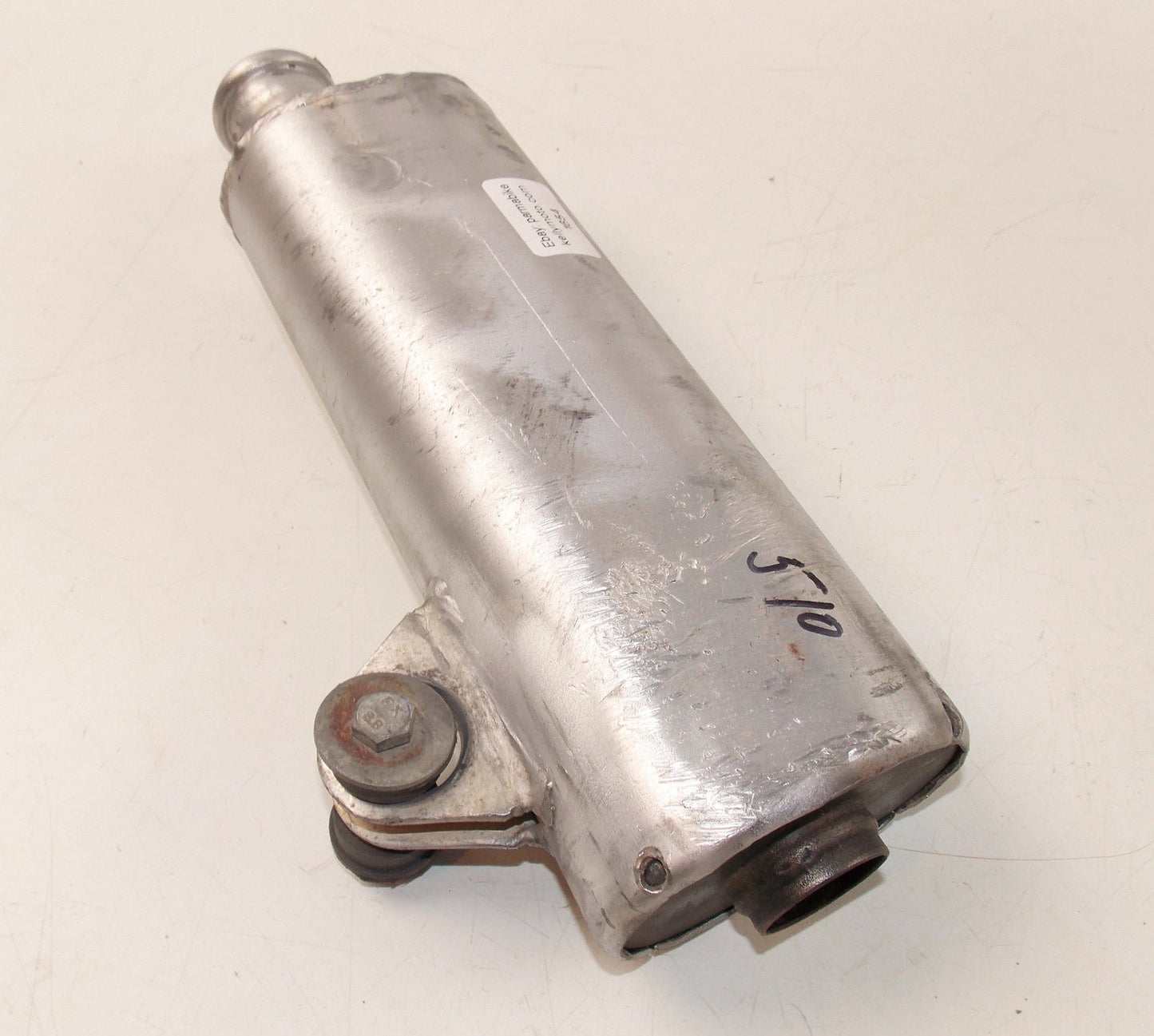 1980'S HUSQVARNA 410 510 610 MUFFLER SILENCER EXHAUST PIPE 37mm INLET 13.5" LONG - MotoRaider