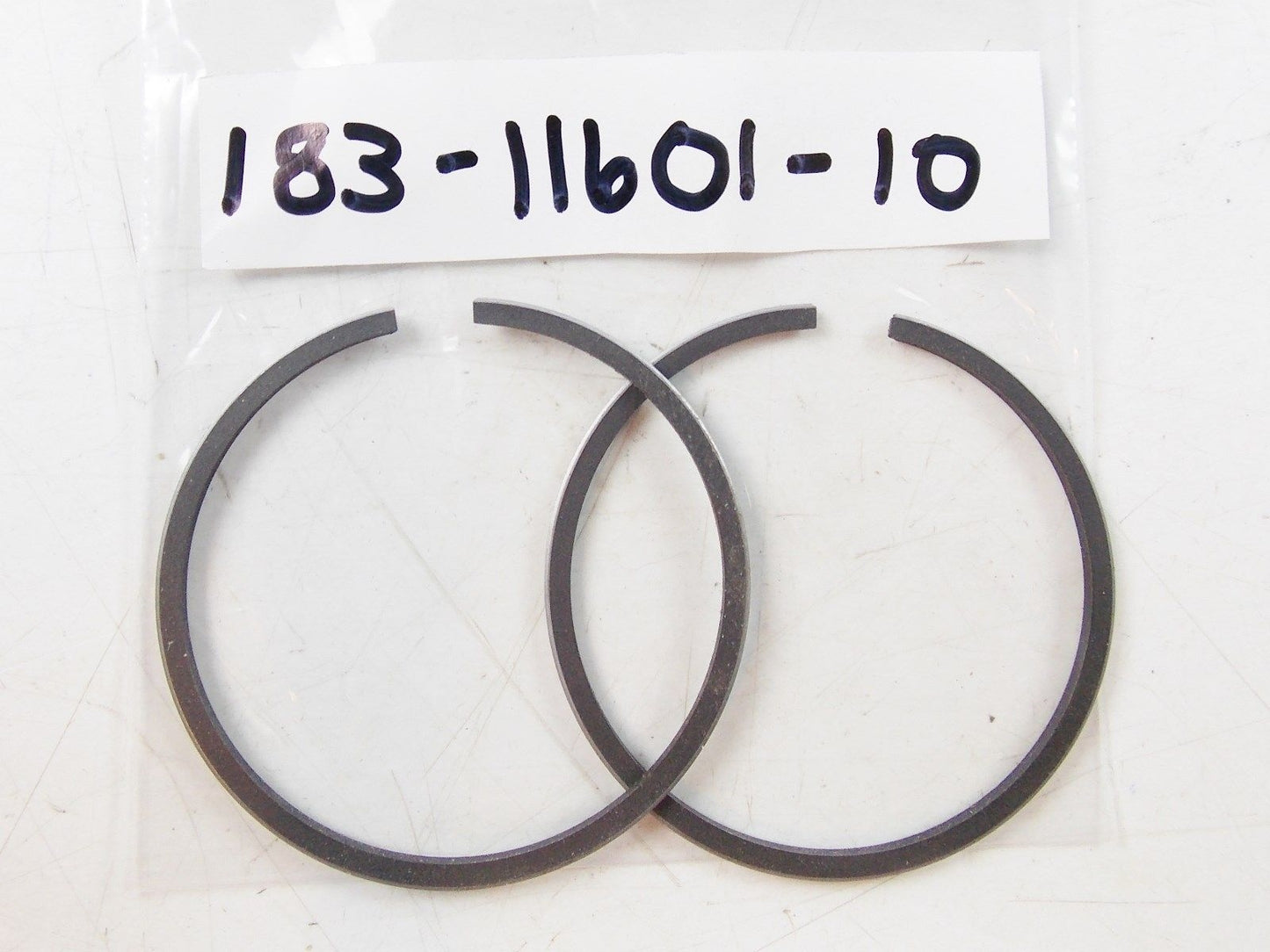 NOS YAMAHA 1968 PISTON RING SET 1ST O/S 0.25 YAS1 183-11601-10 - MotoRaider