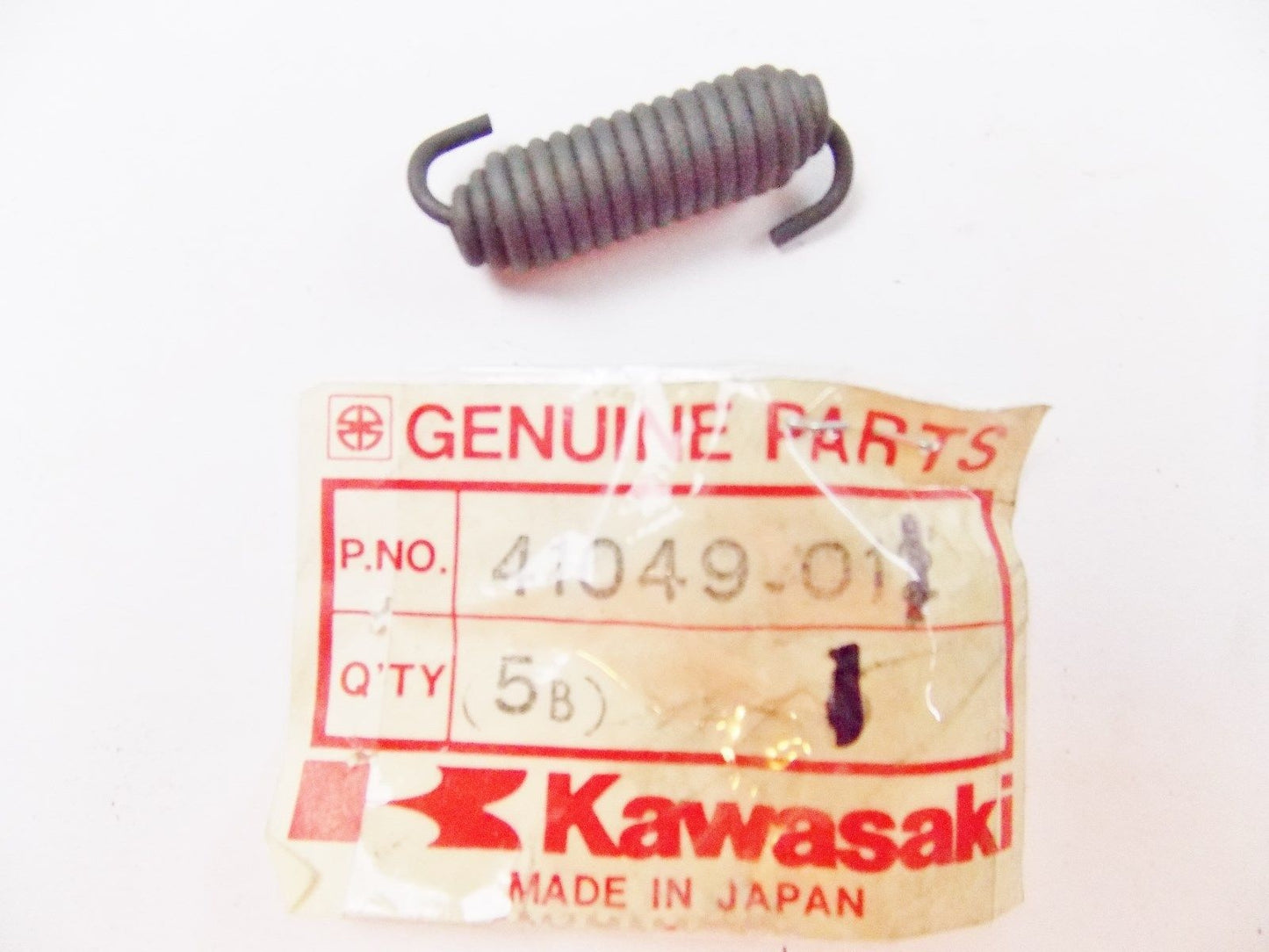 NOS KAWASAKI 1974-1983 BRAKE SHOE SPRING KD125 KX125 KE175 KZ200 41049-011 - MotoRaider