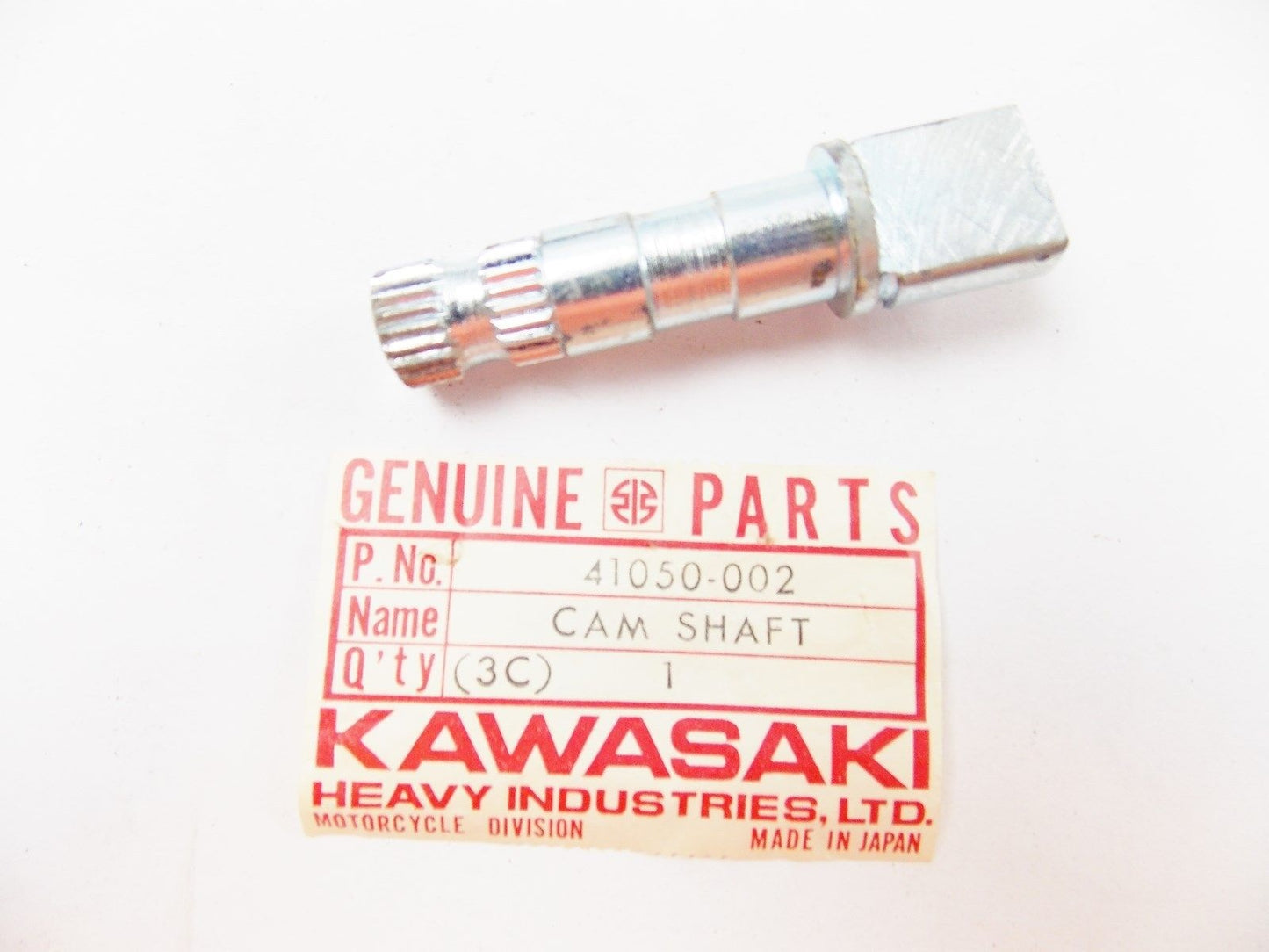 NOS KAWASAKI 1965-1974 FRONT BRAKE CAM SHAFT F6/7/11 G3/4 J1 KD100 41050-002 - MotoRaider