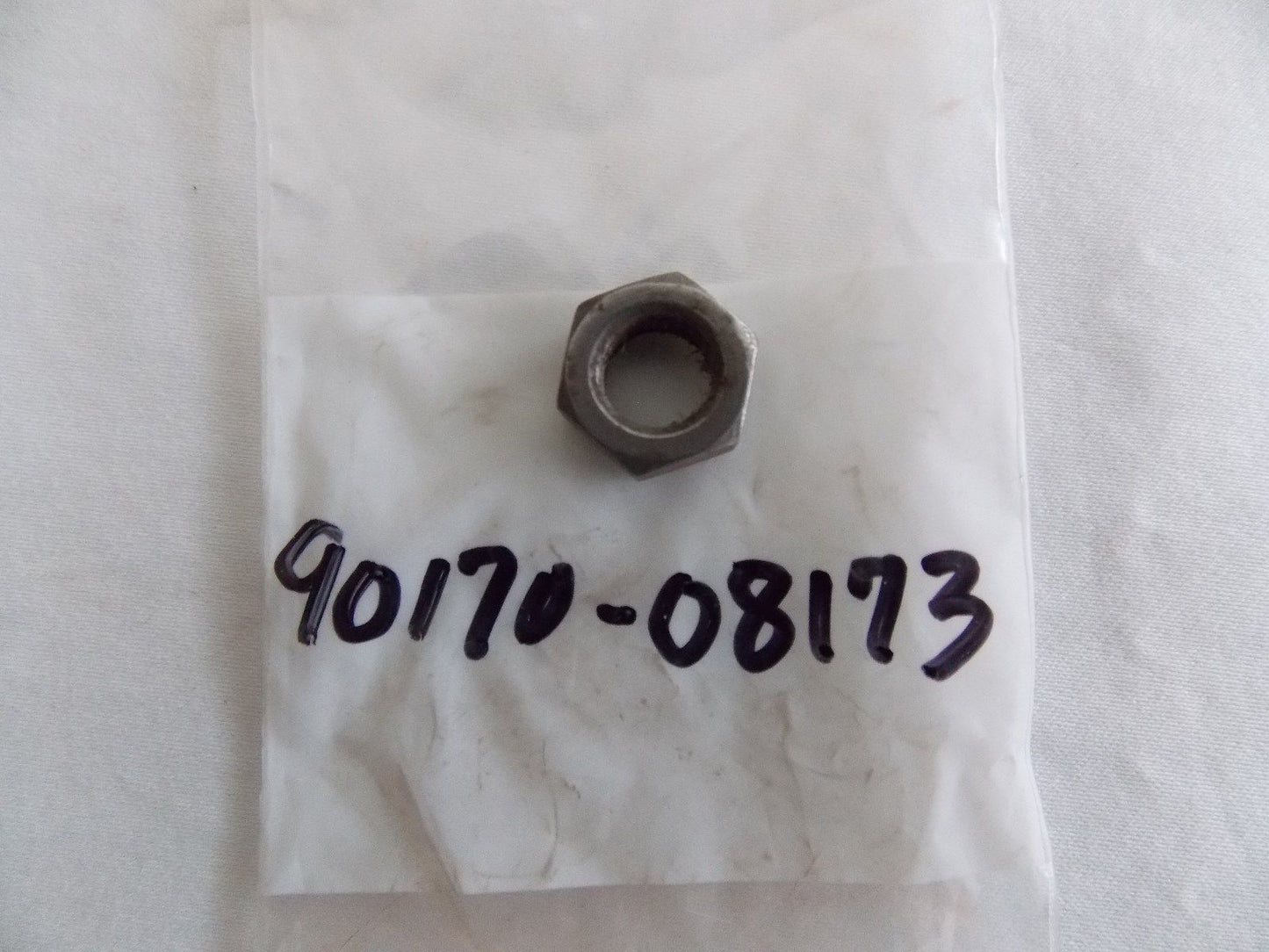 3 THREE YAMAHA ORIGINAL 1970-2014 HEXAGON NUT TX650 XT500 XV750 90170-08173-00 - MotoRaider
