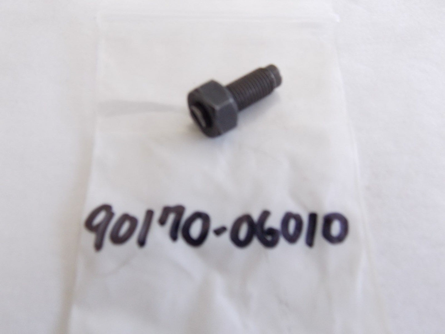 NOS YAMAHA 1989-1995 HEXAGON NUT (2) FZR600 WR200 V-MAX 1200 90170-06010 - MotoRaider