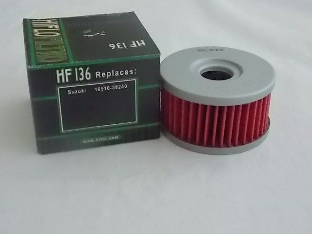 NOS HIFLOFILTRO (HF136) OIL FILTER REPLACEMENT FOR SUZUKI DR350 DR250 - MotoRaider