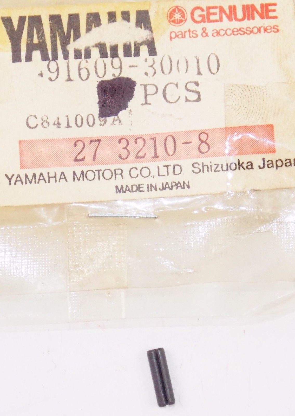 NOS OEM YAMAHA 1983-2006 PIN SPRING YTM200 ET340B VMAX-4 800 SRX600 91609-30010 - MotoRaider