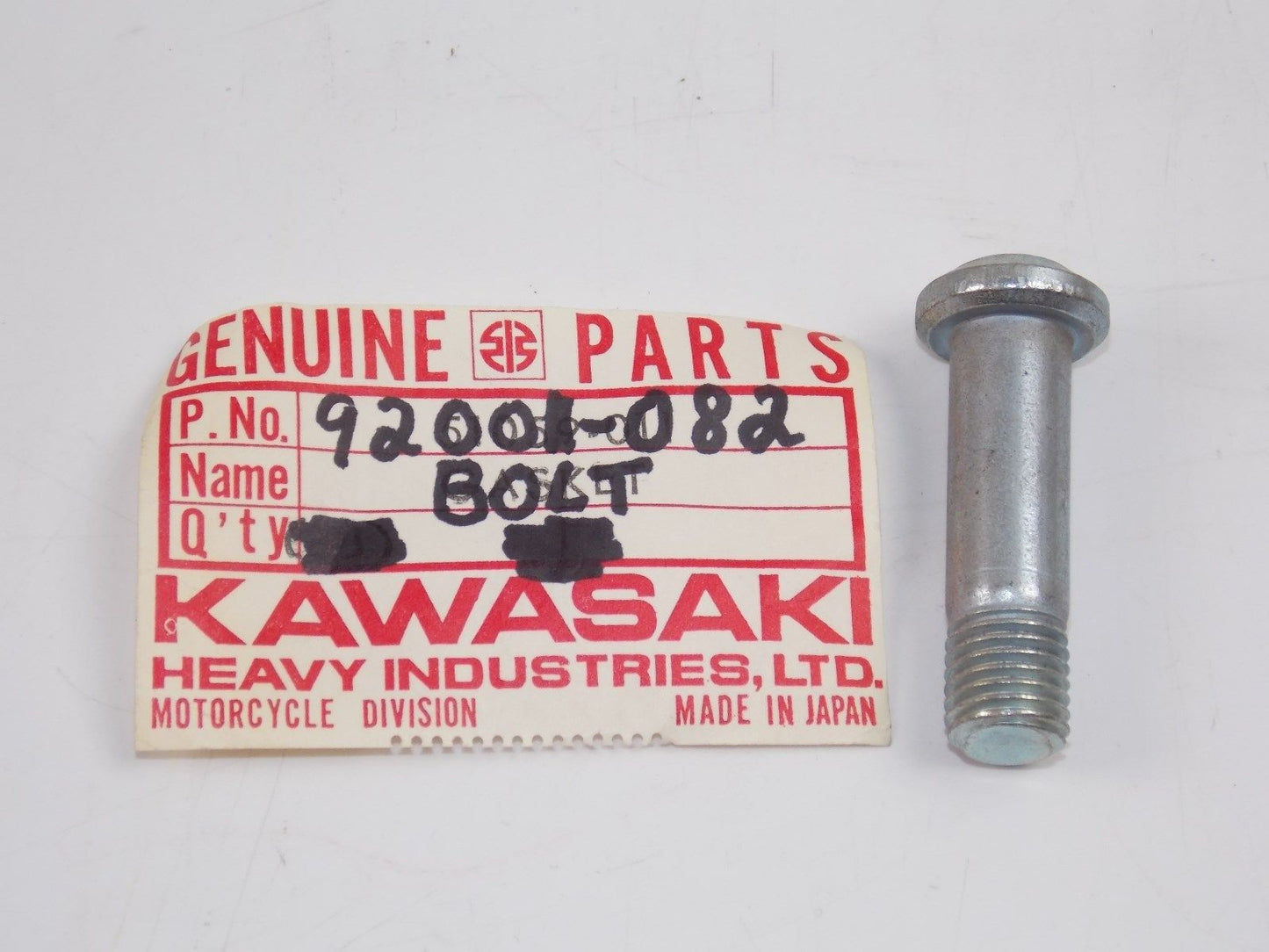 NOS KAWASAKI 1969-2001 REAR SPROCKET BOLT G4 G5 KH100 KE100 92001-082 - MotoRaider