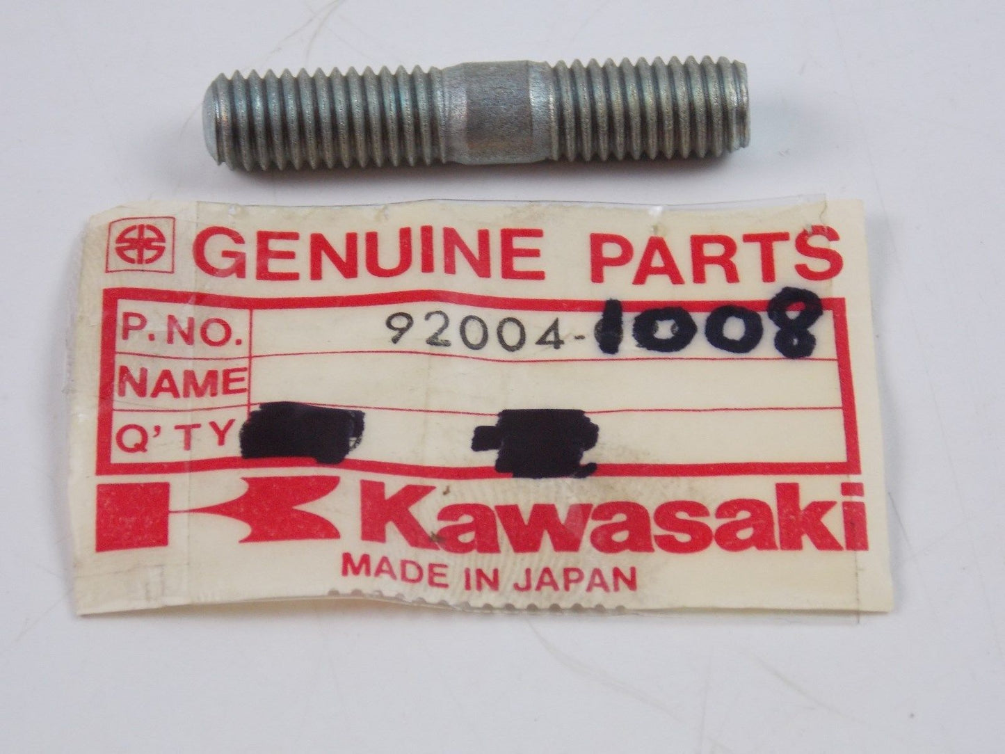 NOS KAWASAKI 1985-2016 STUD 8X25 KAF620 KLF250 VN2000 KDX200 EN450 92004-1008 - MotoRaider