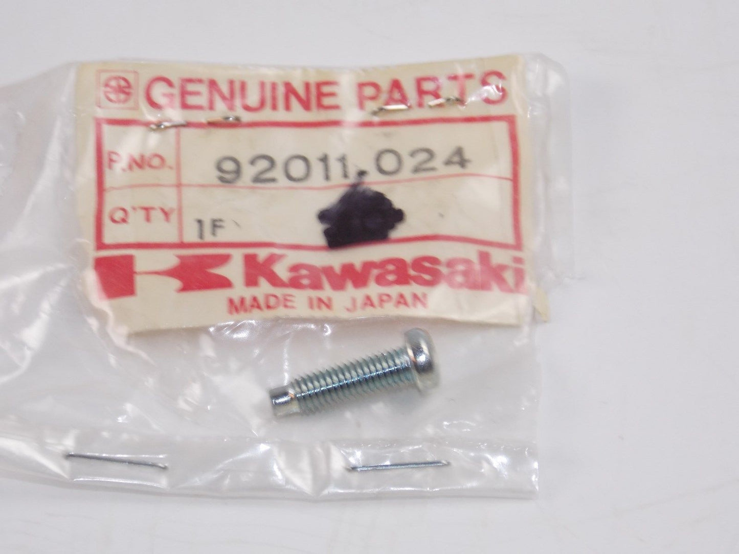 NOS KAWASAKI 1980-2016 SCREW 5MM EN450 VN750 BN125 EJ650 EL250 92011-024 - MotoRaider