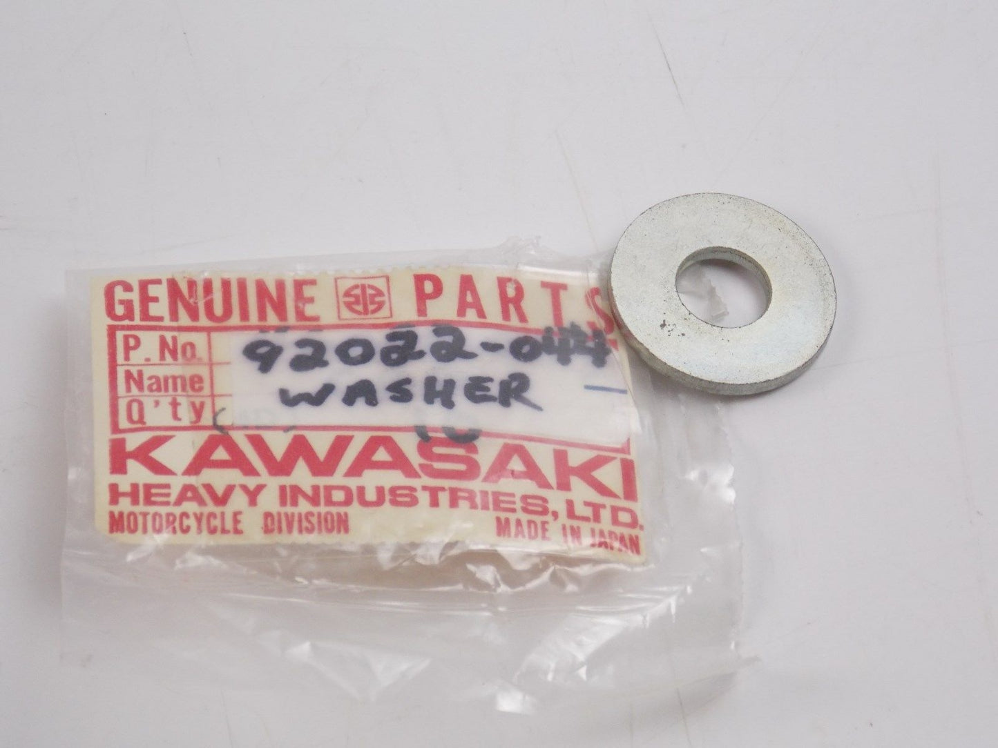 NOS KAWASAKI 1967-2015 WASHER-PLAIN 25MM A1/7 Z1 KD125 BN125 AN112 92022-044 - MotoRaider
