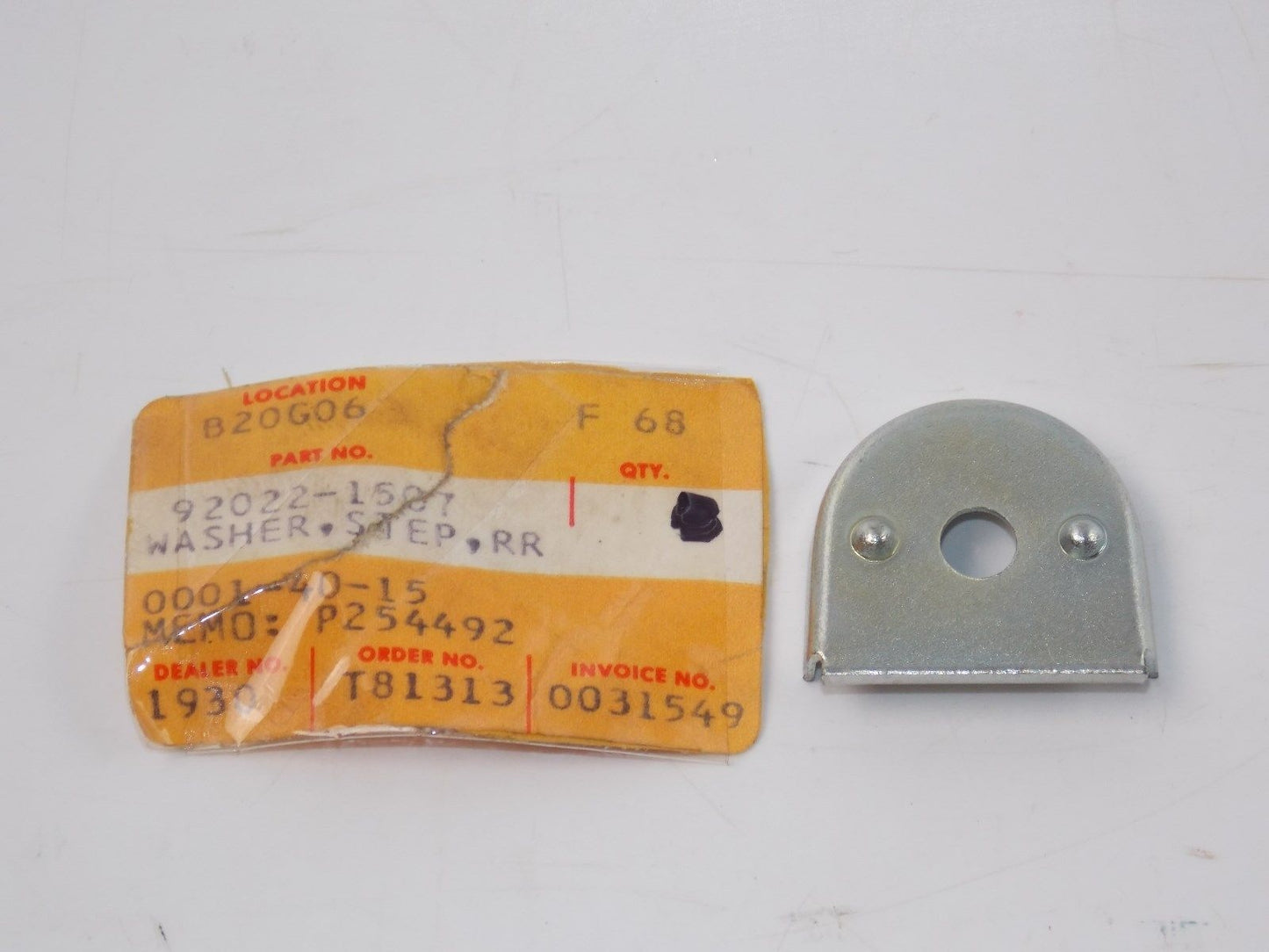 NOS KAWASAKI 1984-2006 FOOTPEG WASHER RR ZG1000 ZX750 ZR750 ZL900 92022-1507 - MotoRaider