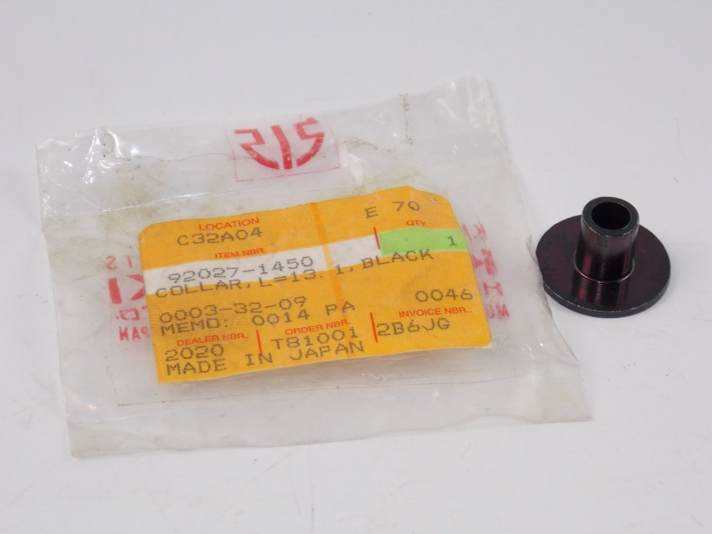 NOS KAWASAKI 1992-2010 COLLAR L13.1 ZG1000 ZX750 KSF250 VN500 KAF300 92027-1450 - MotoRaider