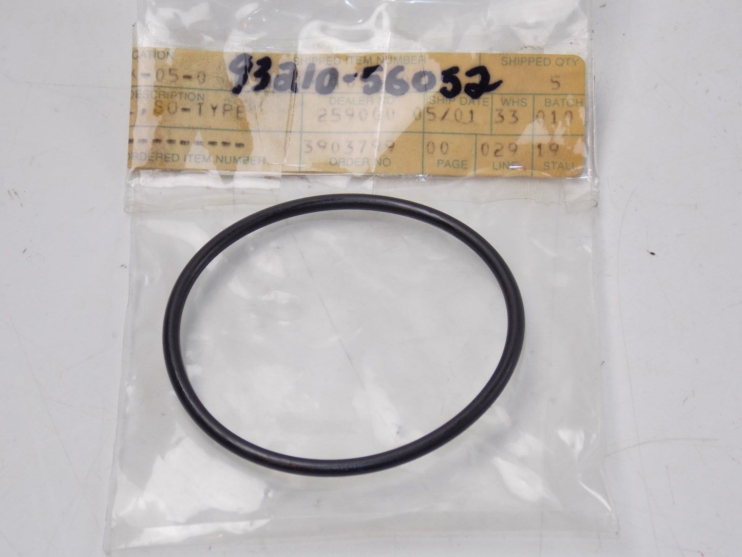 NOS YAMAHA 1972 1973 FRONT WHEEL O-RING XS2 TX650 93210-56052 - MotoRaider