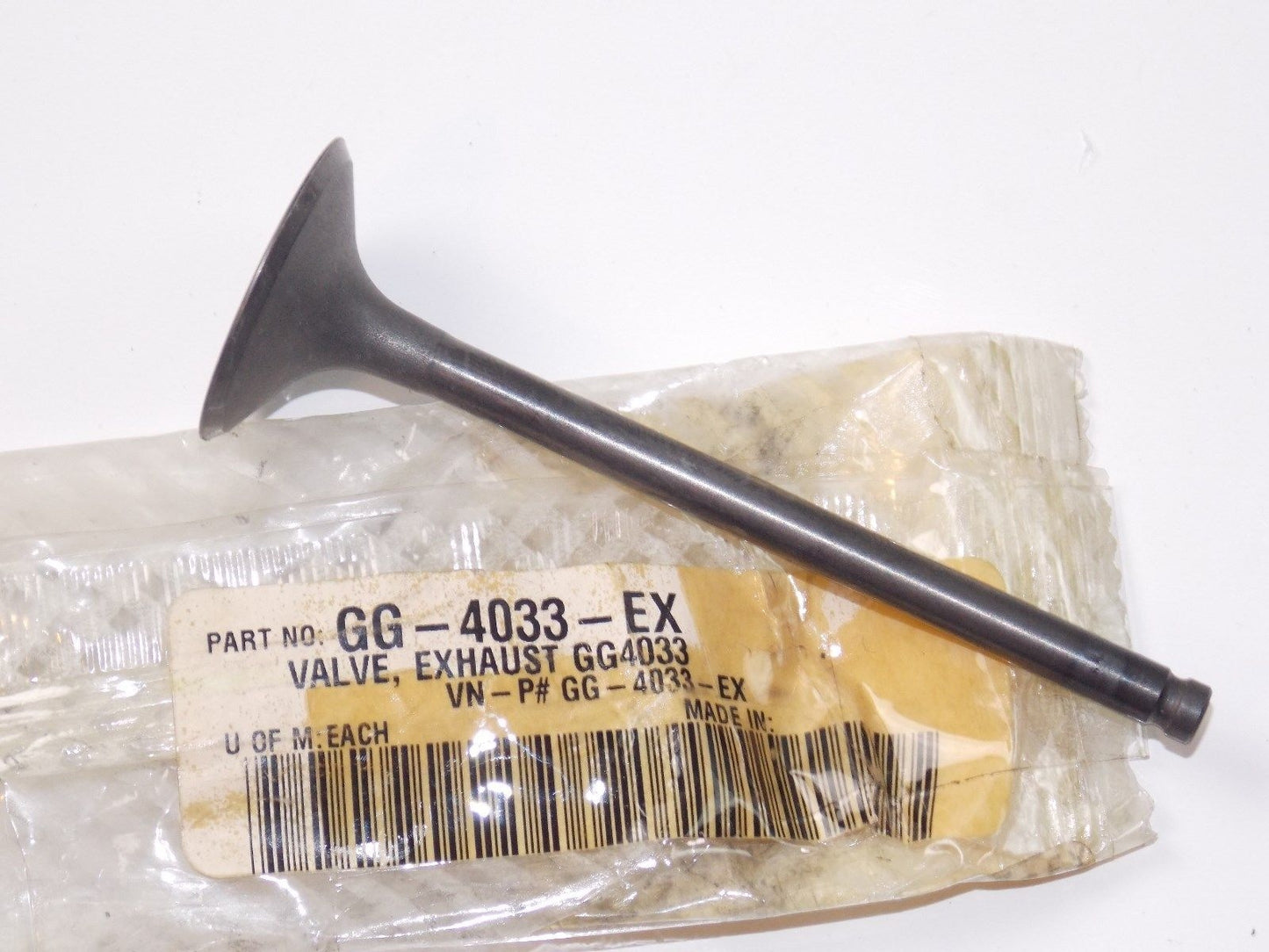 NOS KAWASAKI  1988-2003 VESRAH ENGINE  EXHAUST VALVE KLF220/250  GG-4033-EX - MotoRaider