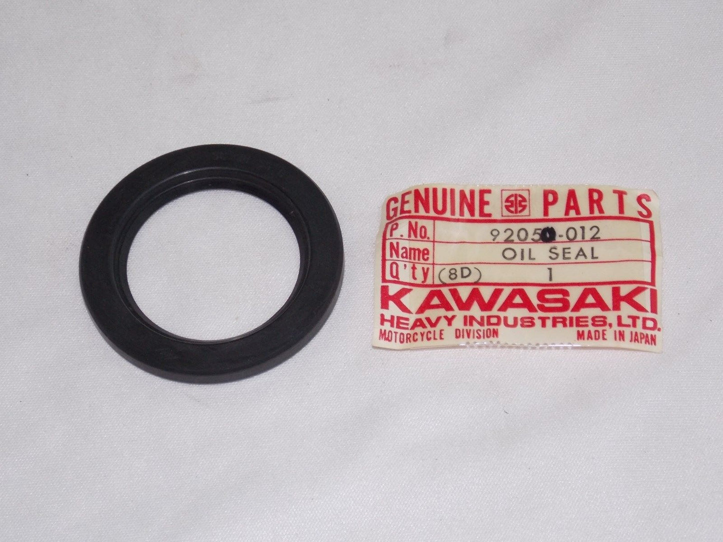 NOS KAWASAKI 1967-1976 OIL SEAL C2 G4 KV100 92050-012 - MotoRaider
