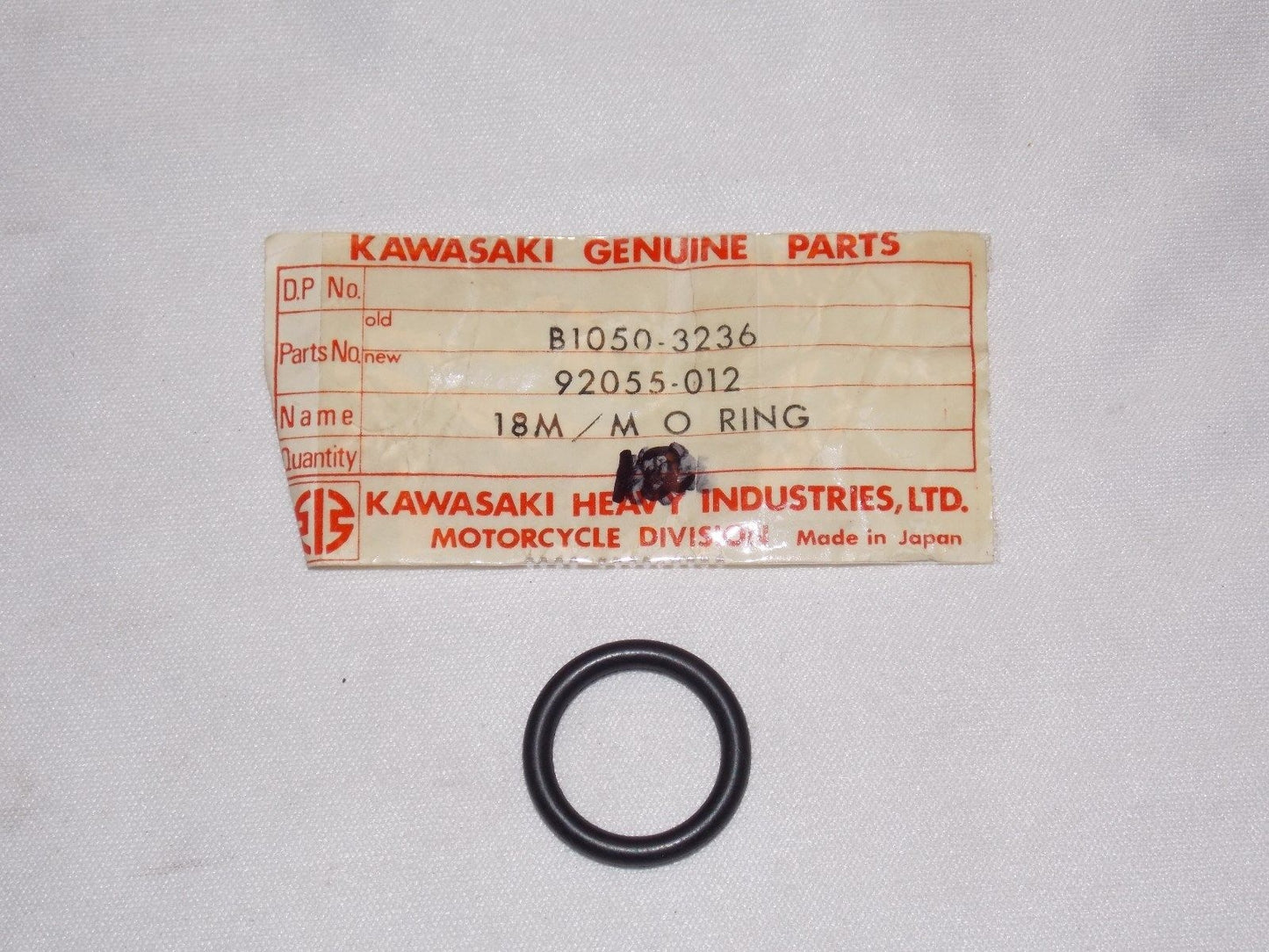 NOS KAWASAKI 1968-2015 O-RING 18MM JS300 KLX250 KL250 KVF300 KAF400 92055-012 - MotoRaider